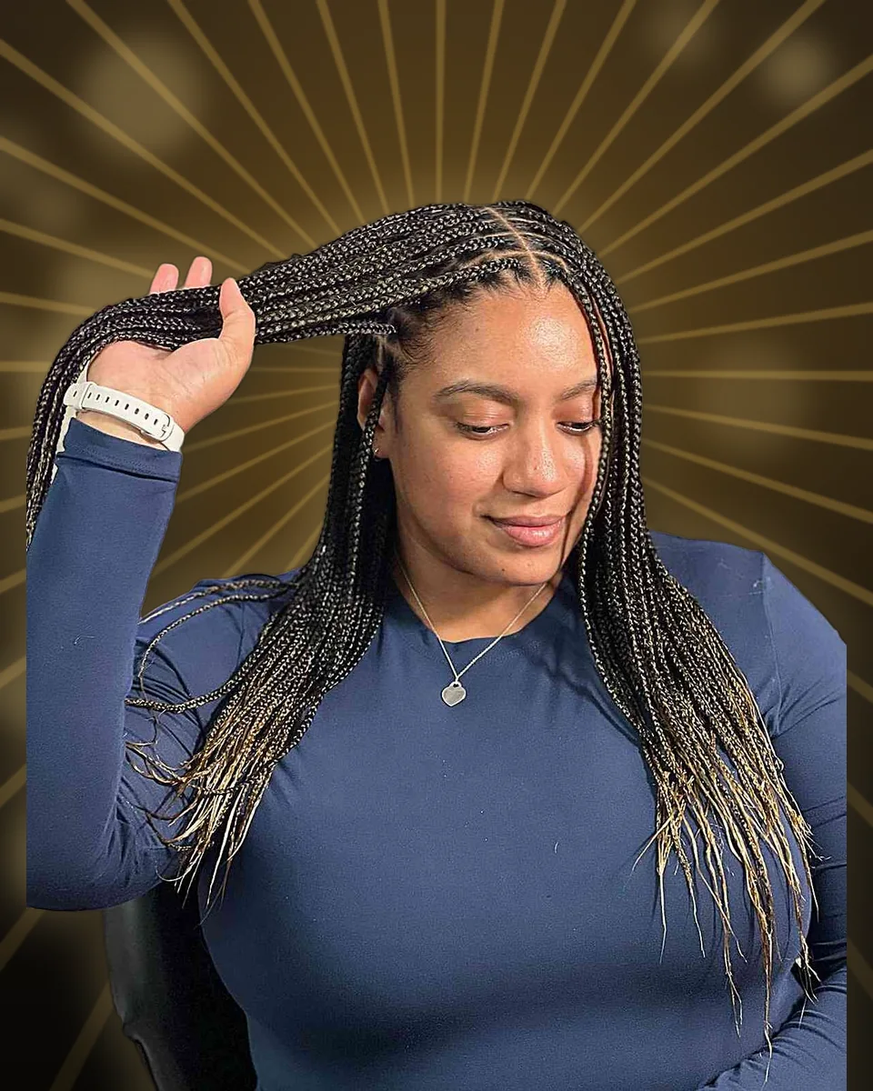 Small Knotless Braids